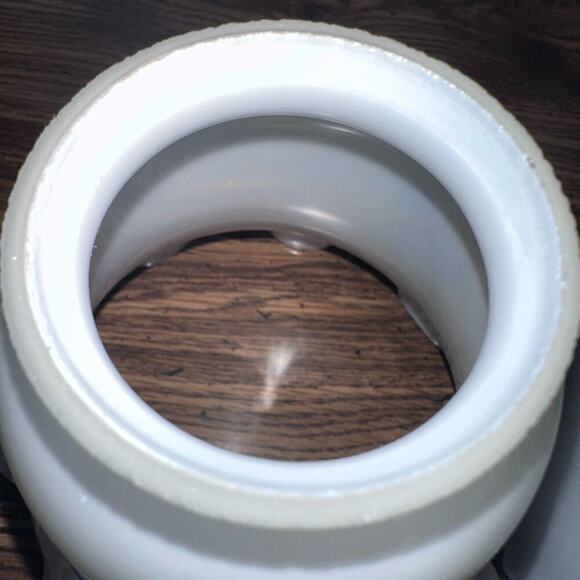 NOS Prestigeline Blue Cameo Crimp Shade 2 1/4” Fitter #40014 Original Mfg Tags - Picture 8 of 10